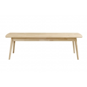 Furniteco Nord Bench 1600x400x450 (bleached oak). Photo 3