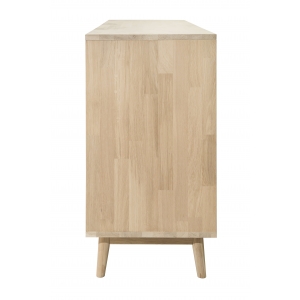 Furniteco Nord 3 Chest Of Drawers (bleached oak). Photo 3