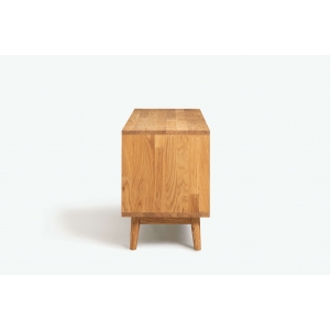 Furniteco Nord 2 TV-Bench (oak, natural parquet oil). Photo 3
