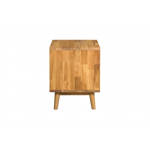 Furniteco Nord Bedside Table (oak, natural parquet oil). Photo 2