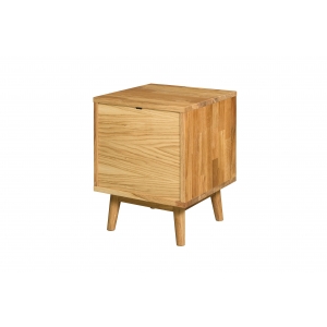 Furniteco Nord Bedside Table (oak, natural parquet oil). Photo 3