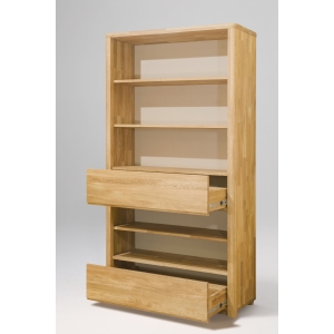 Furniteco Korsa 2 Shelving Unit (oak, natural parquet oil). Photo 3