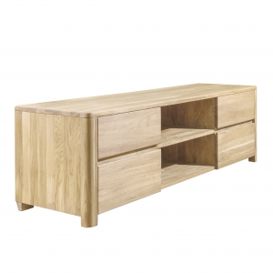 Furniteco Korsa TV-Bench (bleached oak). Photo 3
