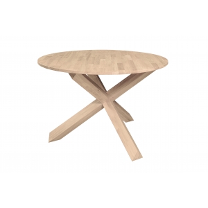 Furniteco Orion Dinner Table 1200х1200х750 (bleached oak). Photo 3