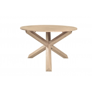 Furniteco Orion Dinner Table 1200х1200х750 (bleached oak). Photo 2