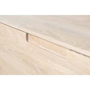 Furniteco Nord 4 Chest Of Drawers (bleached oak). Photo 3