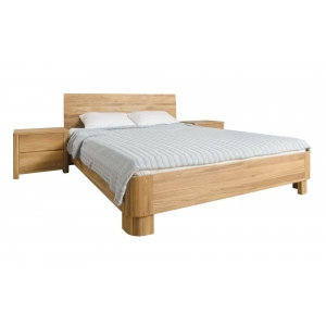 Furniteco Korsa Bed 1200x2000 with bed slats (bleached oak). Photo 3