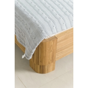 Furniteco Korsa Bed 1200x2000 with bed slats (bleached oak). Photo 2
