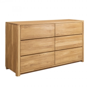 Furniteco Korsa 6 Chest Of Drawers (oak, parquet oil). Photo 2
