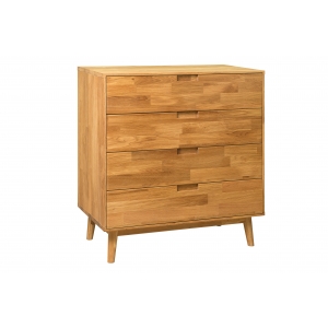 Furniteco Nord 1 Chest Of Drawers (oak, natural parquet oil). Photo 2