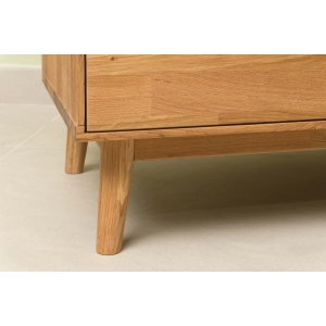 Furniteco Nord 1 Chest Of Drawers (oak, natural parquet oil). Photo 3