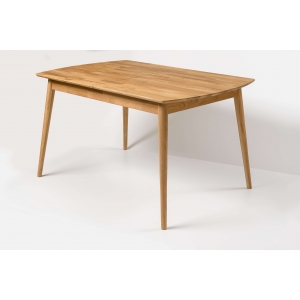 Furniteco Nord 1R Extendable Dinner Table (oak, natural parquet oil). Photo 2