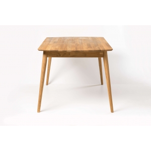 Furniteco Nord 1R Extendable Dinner Table (oak, natural parquet oil). Photo 3
