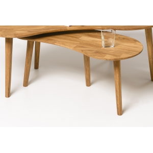Furniteco Nord 6/3 Сoffee Table (oak, natural parquet oil). Photo 2