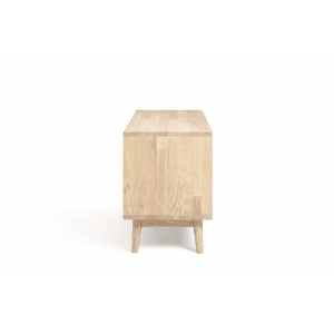 Furniteco Nord 2 TV-Bench (bleached oak). Photo 2