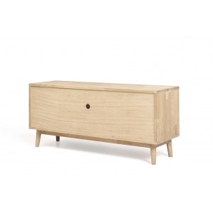 Furniteco Nord 2 TV-Bench (bleached oak). Photo 3