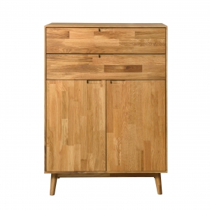Furniteco Nord 2 Chest Of Drawers (oak, natural parquet oil). Photo 2