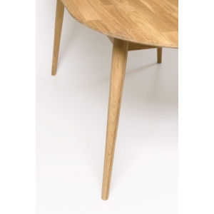Furniteco Nord 2R Extendable Dinner Table 1700(2100)х900х750 (oak, natural parquet oil). Photo 2