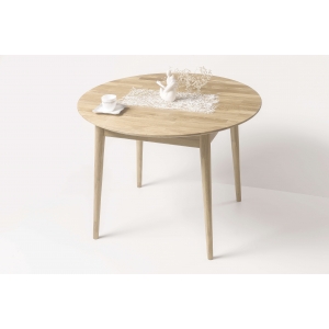 Furniteco Nord 3 Dinner Table D850х750 (bleached oak). Photo 3
