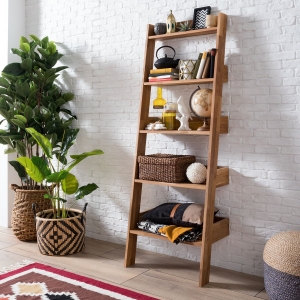 Furniteco Nord Shelving Unit (oak, natural parquet oil). Photo 2