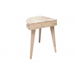 Furniteco Nord Corner Dressing Table 750х750х760 (bleached oak). Photo 3